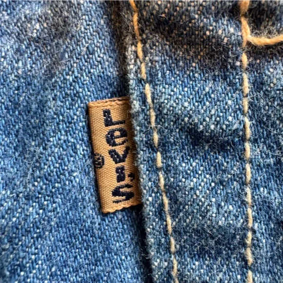 Vintage 1987 Levi's Blue Denim Jeans Size 11 (women’s 4) - Picture 7 of 15